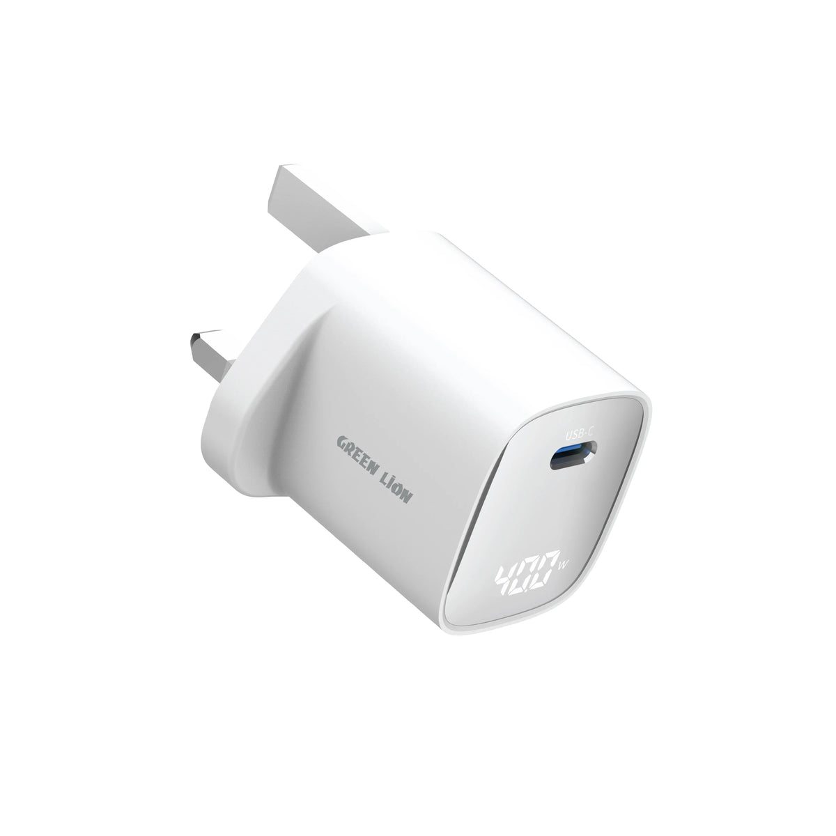 Green Lion Avs Series Uk Wall Charger Gan 60w White – image 2