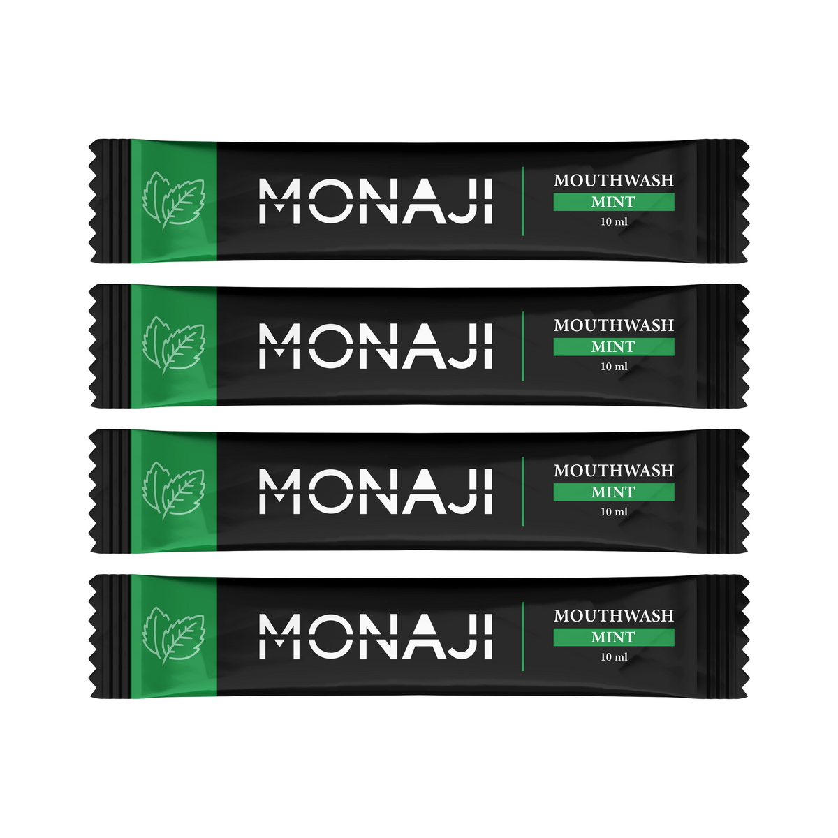 غسول فم Monaji للجيب - أكياس 10 مل | علبة 10 أكياس | Monaji Mouthwash Pocket-Sized 10ml Sachets | Pack of 10 | صورة المنتج 4 / Product image 4