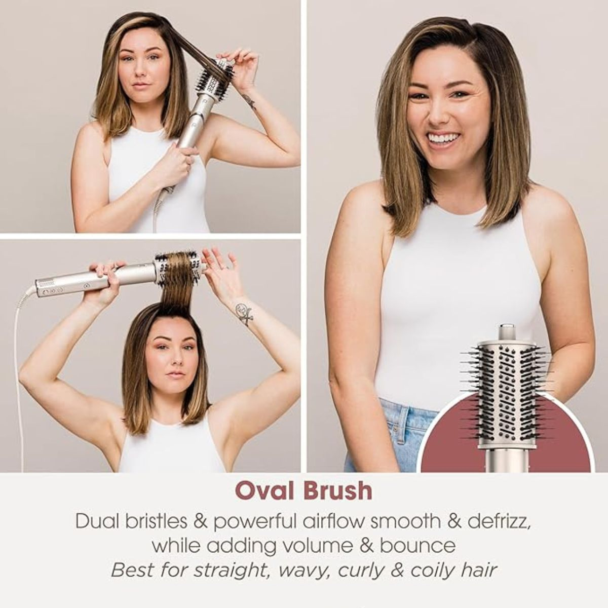 Shark FlexStyle Oval Brush for volume and smoothing