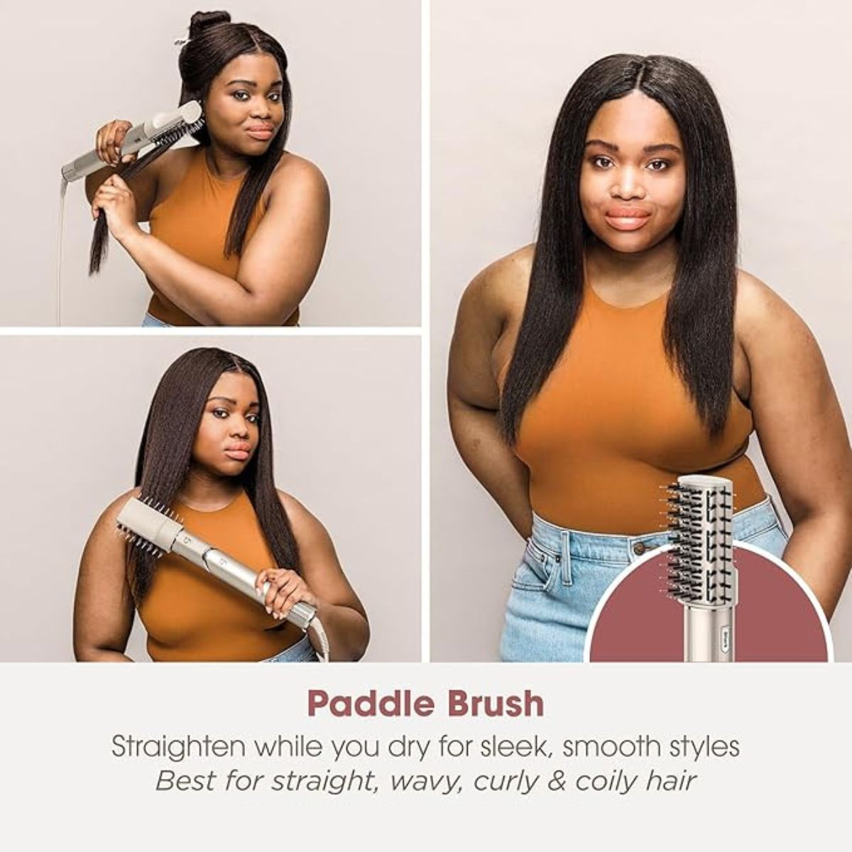 Shark FlexStyle Paddle Brush for straightening and smoothing