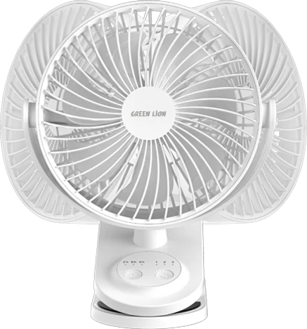 Green Lion Clip-On Portable Fan - White – image 17