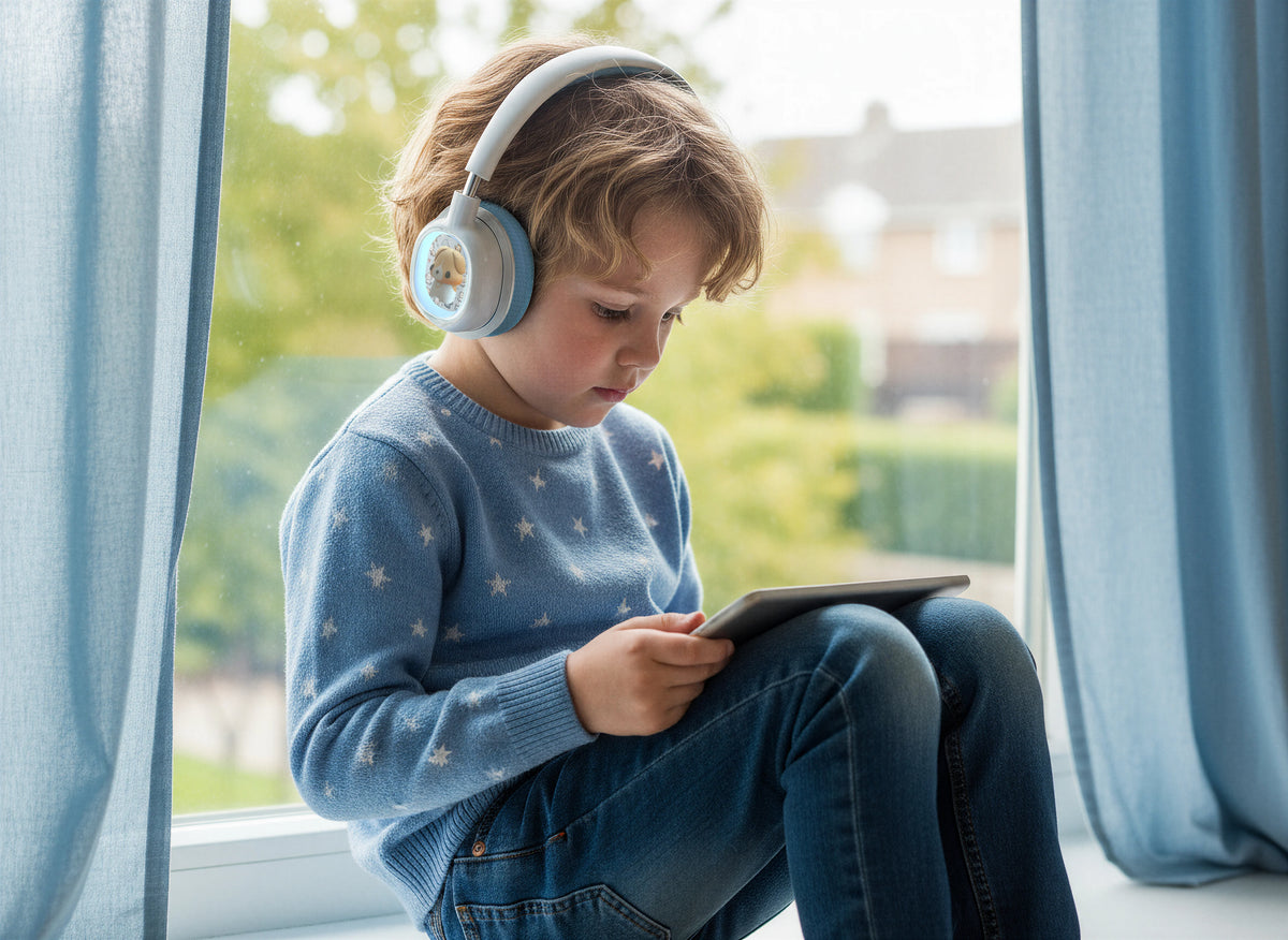 Green Lion GK-600 Kids Wireless Headphone - Blue – image 6
