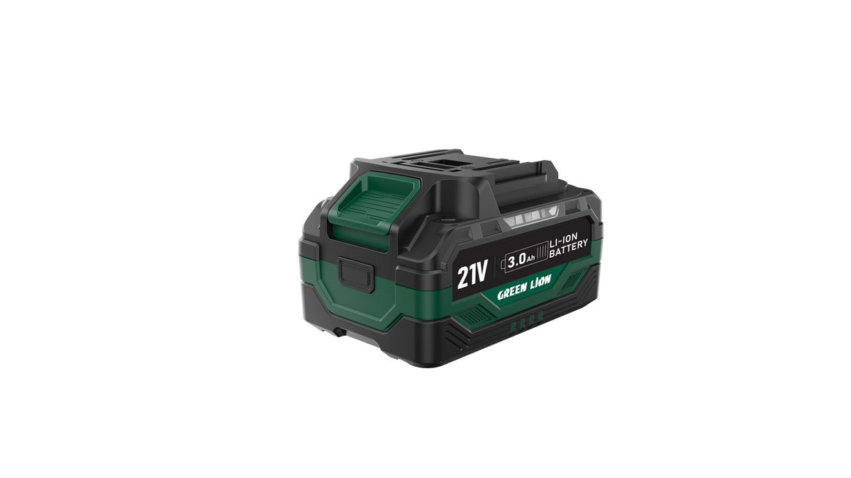 Green Lion GD-12 EDGEPRO Cordless Hammer Drill 2*21 V 3.0 Ah Battery – image 6