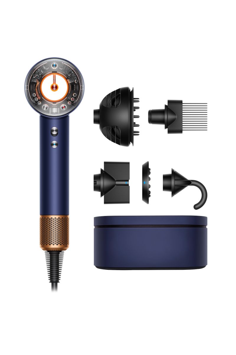 مجفف الشعر Dyson Supersonic Nural™ HD16 - أزرق بروسي/نحاسي غني