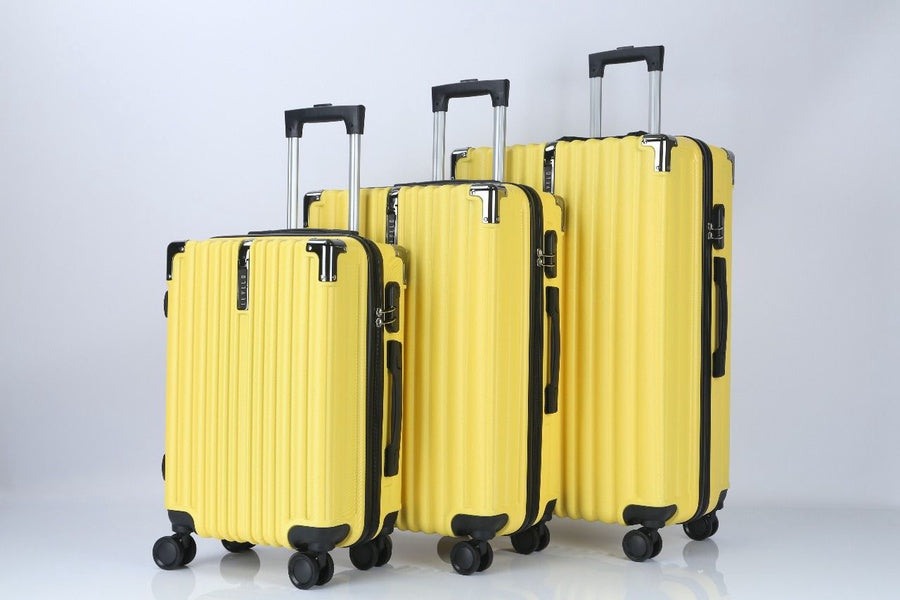 طقم حقائب سفر Levelo RoamTrio ABS – 3 قطع مع ميزان مدمج وقفل رقمي وعجلات مزدوجة | Levelo RoamTrio ABS 3-Piece Luggage Set with Scale, Combo Lock & Double Wheels | صورة المنتج 10 / Product image 10