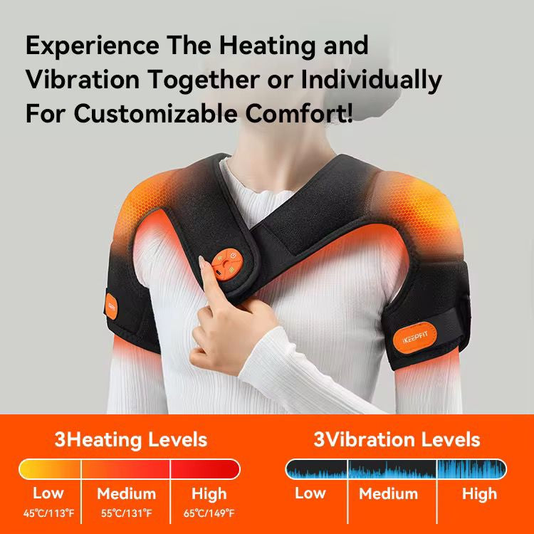 جهاز مساج الكتف اللاسلكي مع حرارة - علاج عميق وتخفيف فوري للألم | Wireless shoulder massager with heat - deep therapy and immediate pain relief | صورة المنتج 2 / Product image 2