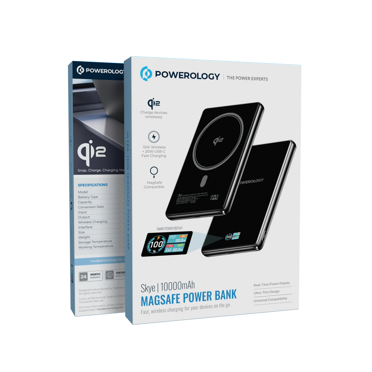 Powerology Skye 10000mAh MagSafe Power Bank Black – image 10