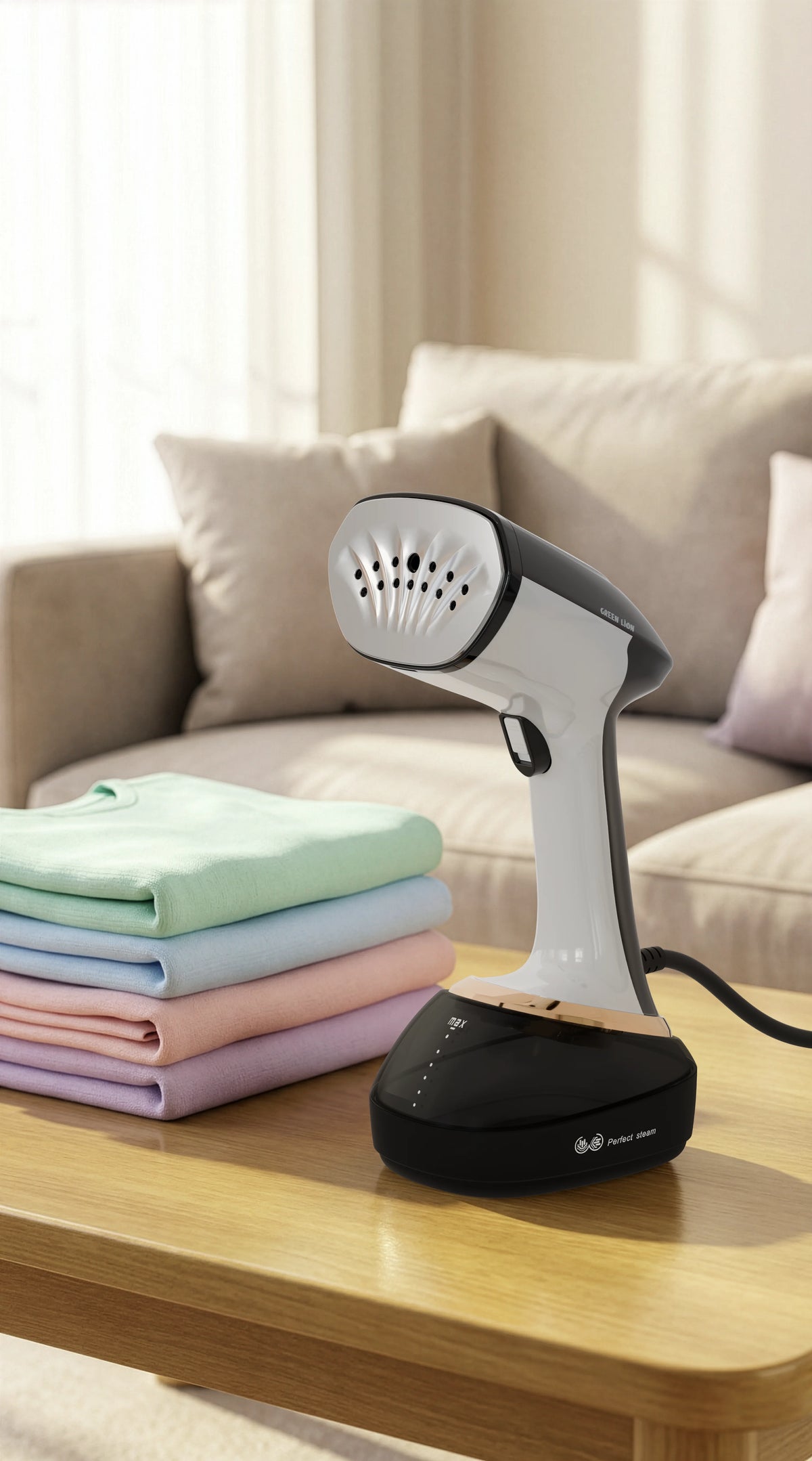 Green Lion Steam Master Bx 350 Garment Steamer Dry Iron 1600w Black – image 7