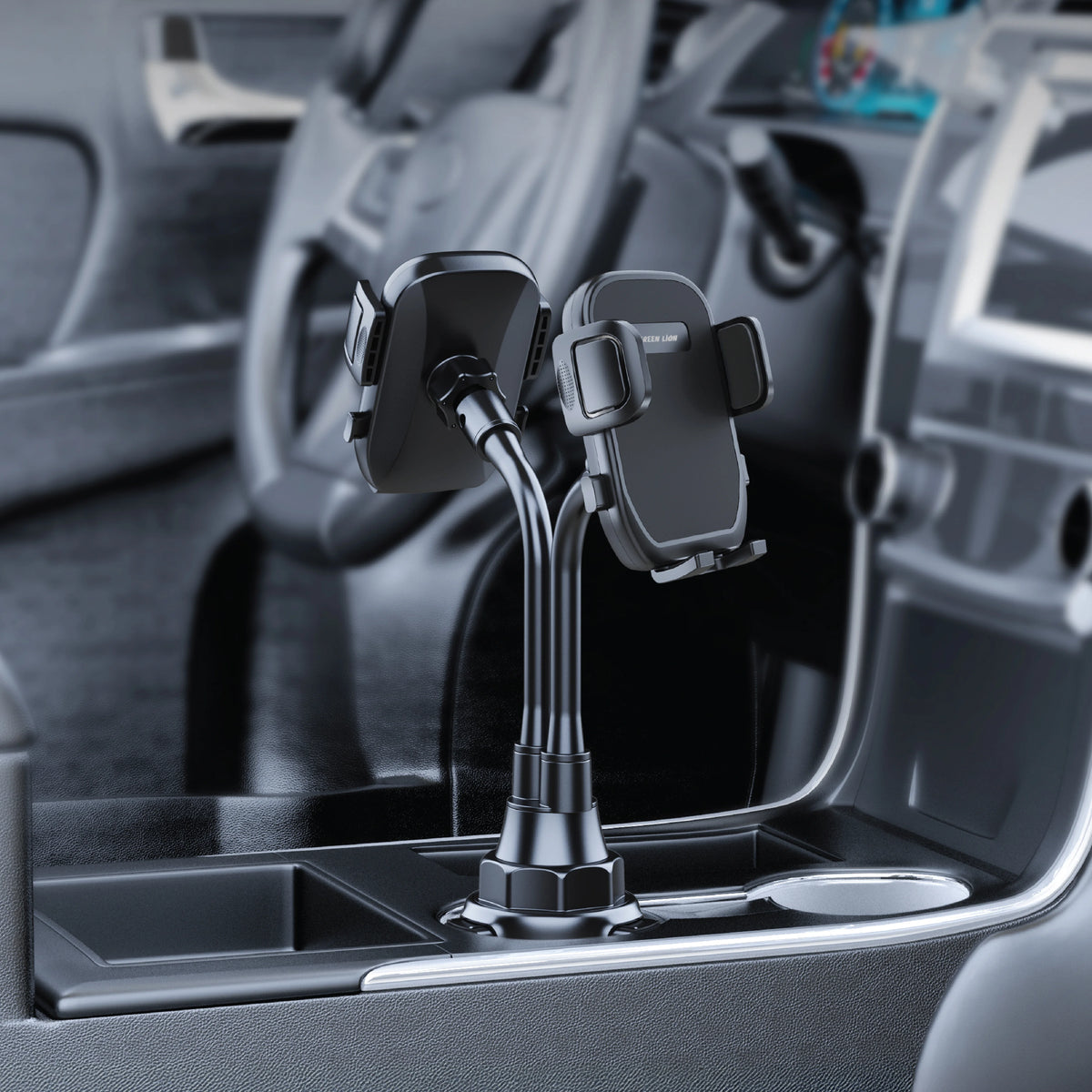 Green Lion Dual Drive Universal Car Phone Holder – image 4