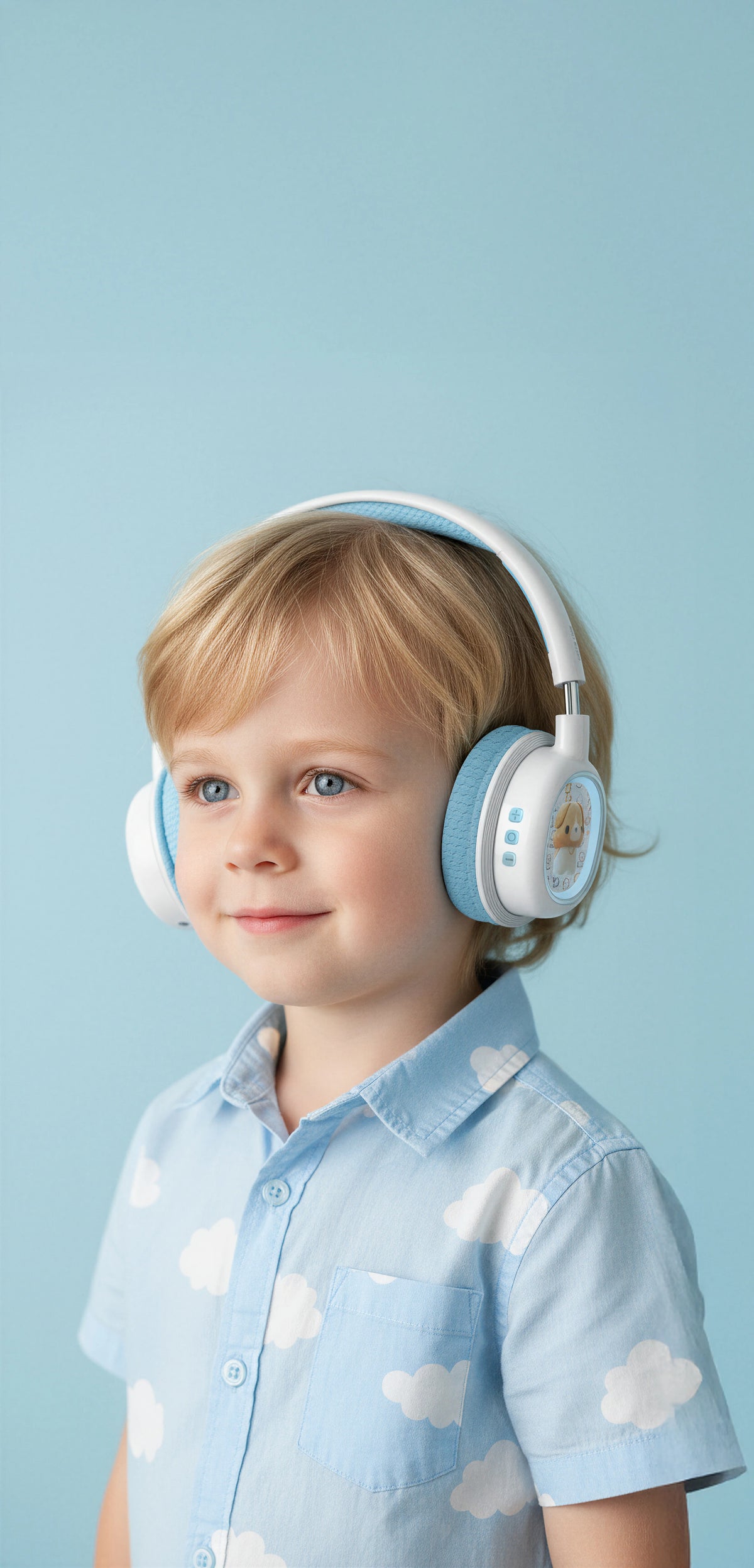 Green Lion GK-600 Kids Wireless Headphone - Blue – image 8
