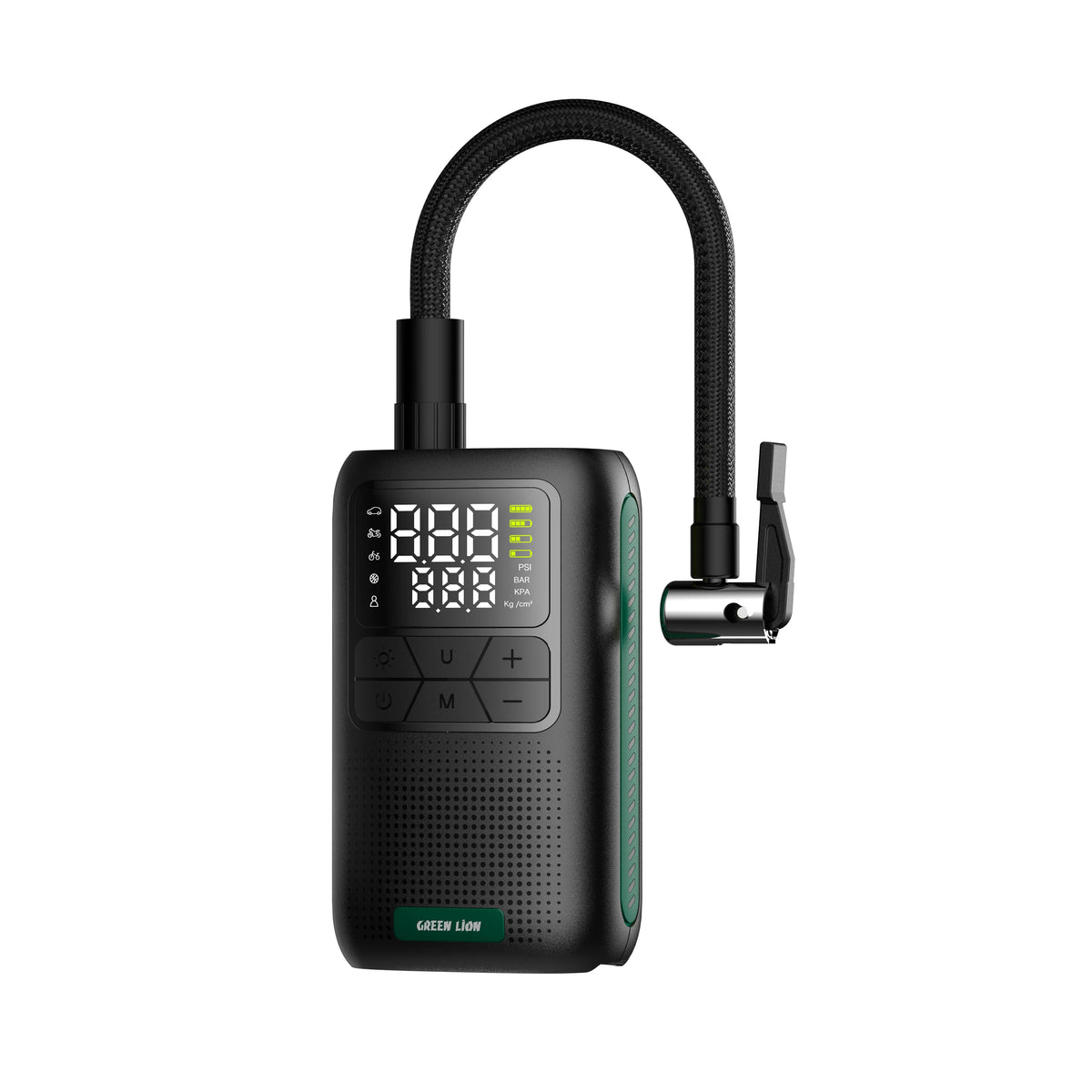 Green Lion GL-A 4 Tire Inflator 150 PSI - Black – image 4