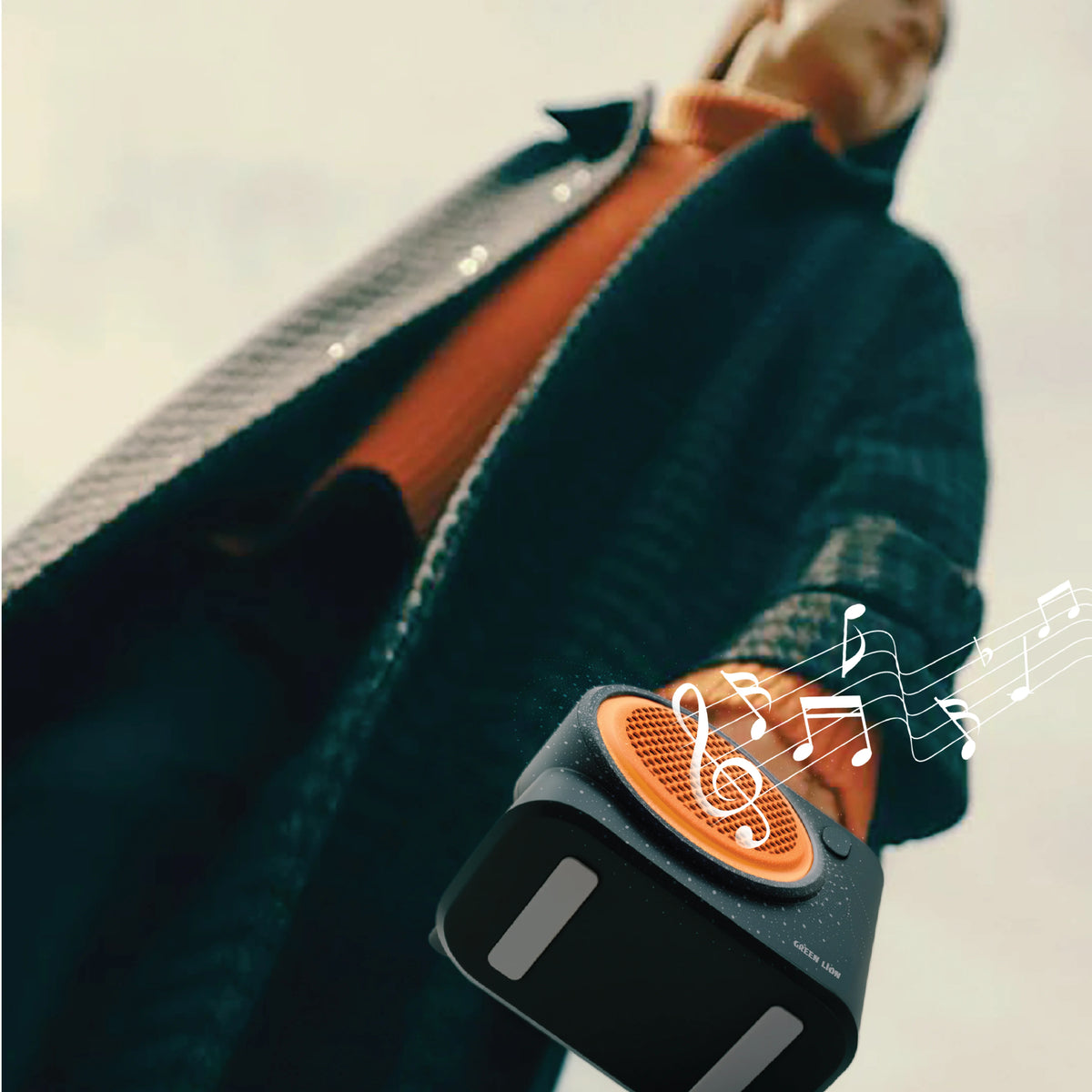 Green Lion Treks Portable Speaker Black – image 4