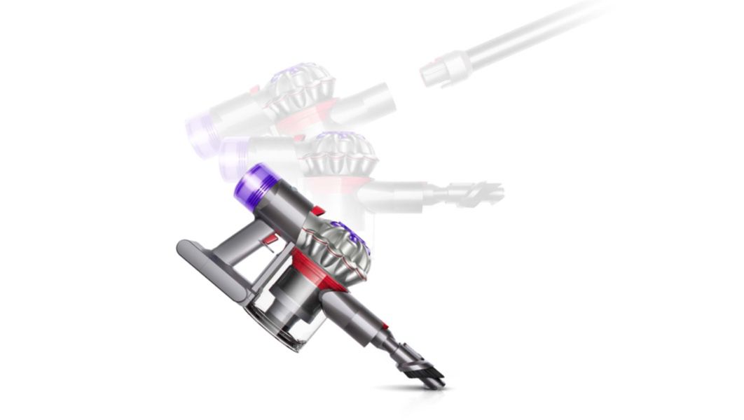 مكنسة Dyson V8 Absolute اللاسلكية — تحويل Dyson V8 إلى مكنسة يدوية