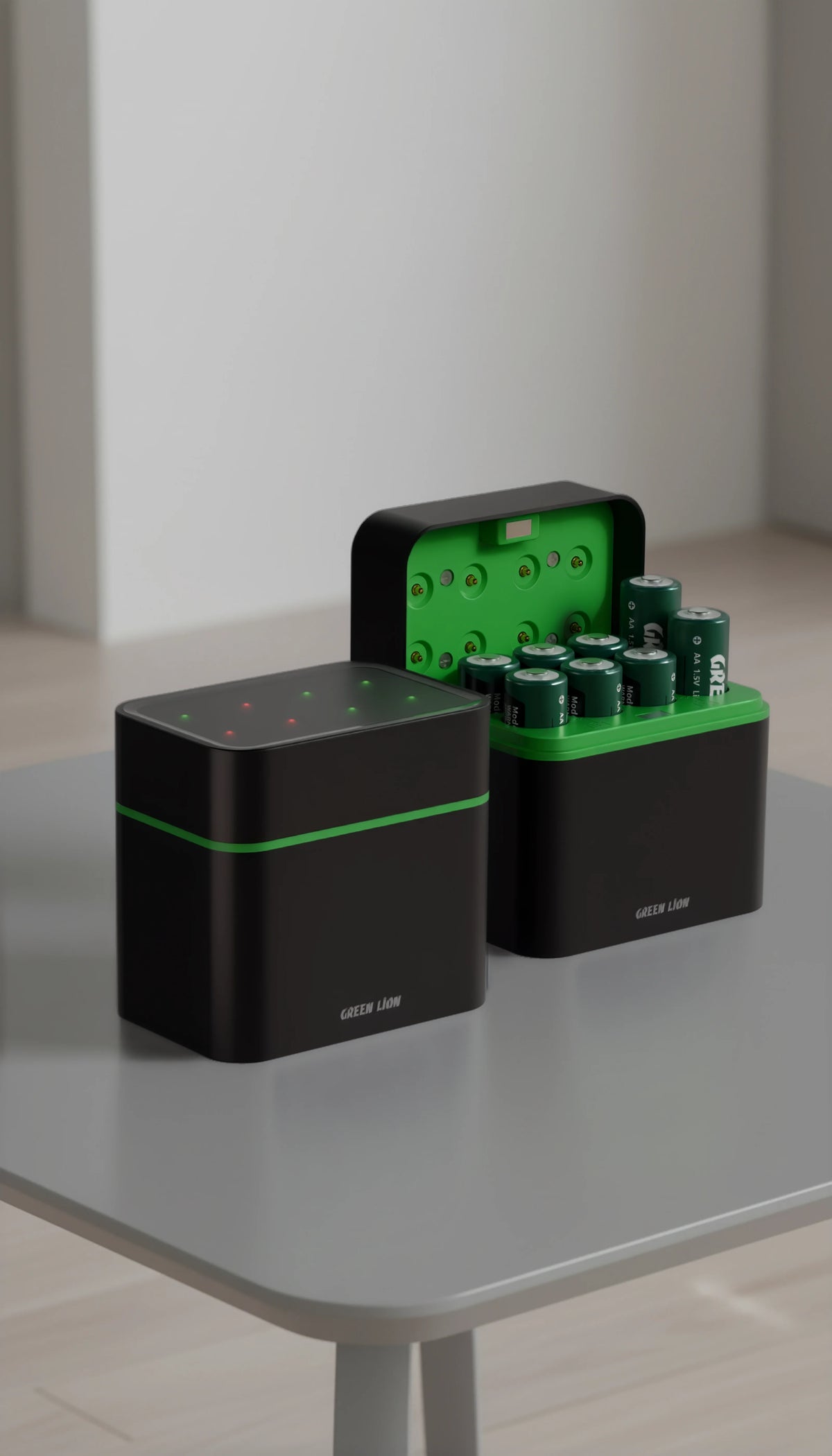 Green Lion Rechargeable 8 Aa Battery Dock USB C – image 4