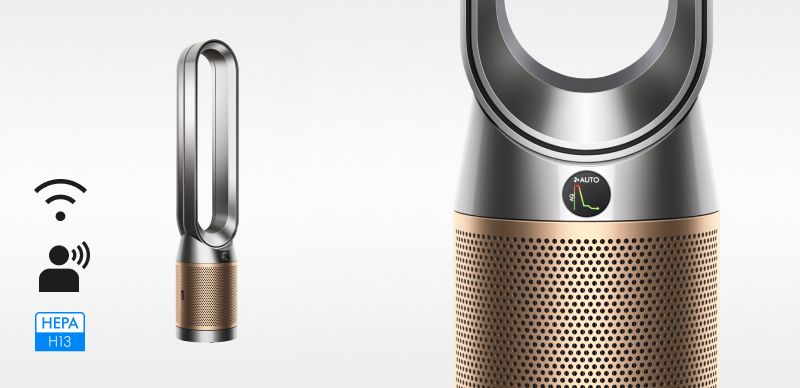 Dyson TP09 White/Gold purifier product view