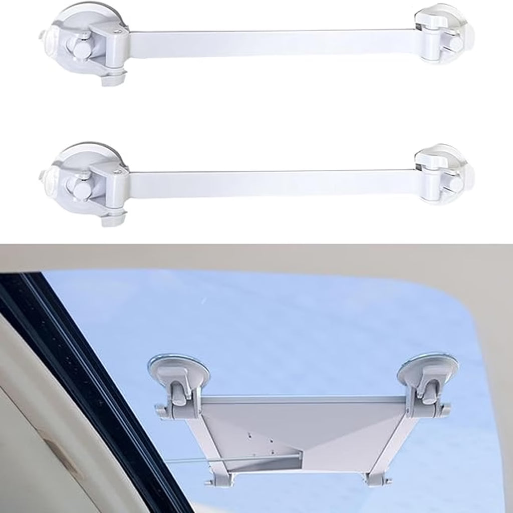 حامل ستارلينك ميني مثبت على فتحة السقف في السيارة – تركيب  بالشفط | Starlink Mini mounted on car sunroof – suction cup installation | صورة المنتج 3 / Product image 3