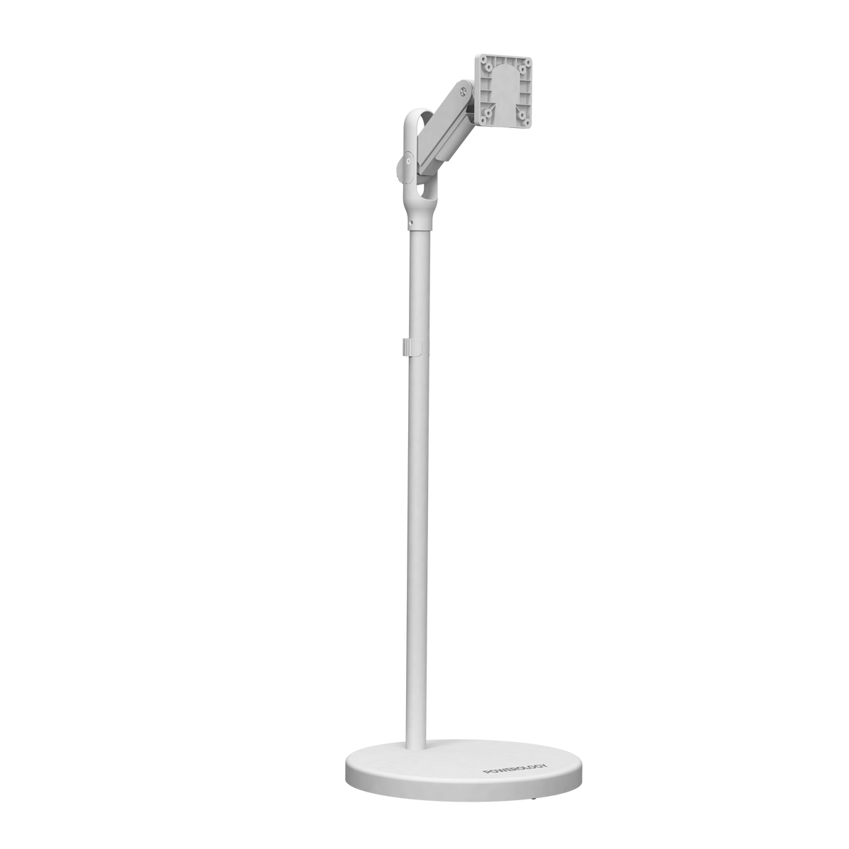 Powerology Cypres Portable TV Stand with Wheels White – image 8