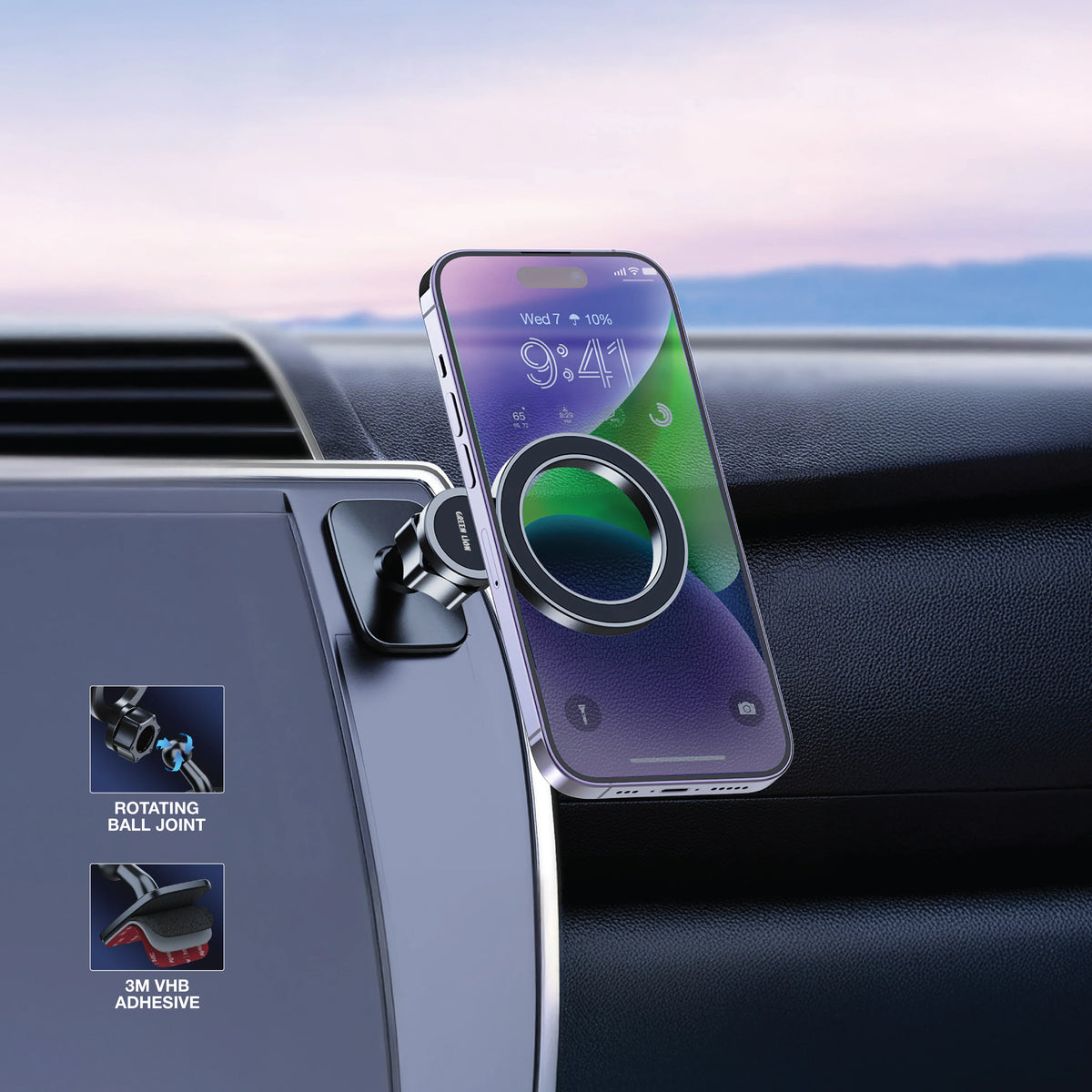 Green Lion Gx 77 MagSafe Car Phone Holder – image 3
