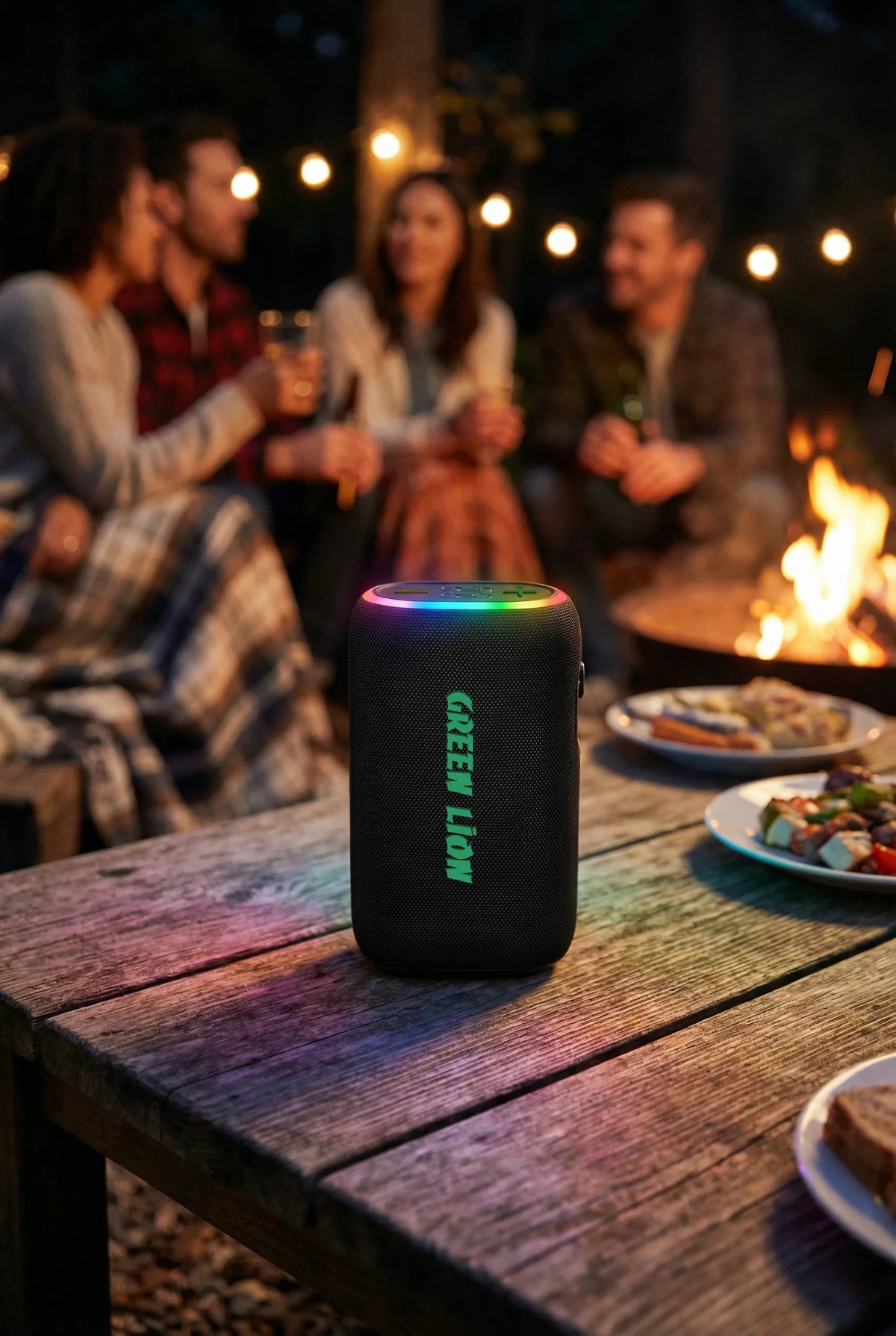 Green Lion Wave 20 Speaker with 10000mAh Power Bank Black – image 3