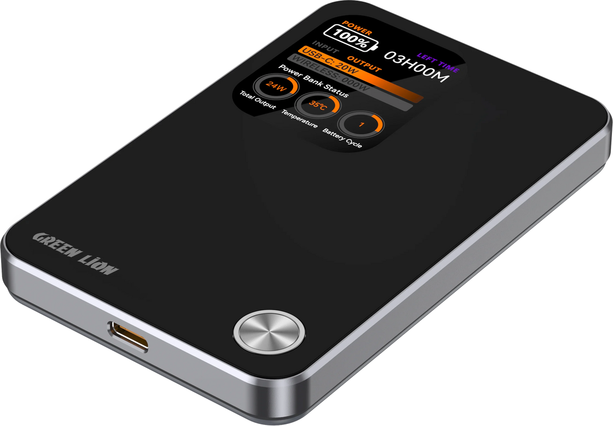 Green Lion G-Mag 3 IN 1 5000 m Ah Power Bank PD 20 W - Black – image 2