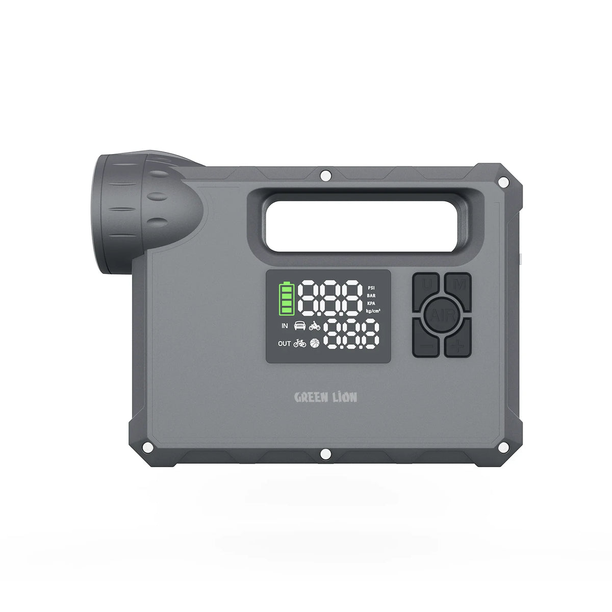 Green Lion JX-8412 VJump Starter-4 LGasoline,3 L Diesel Engines,16000 m Ah - Grey – image 8