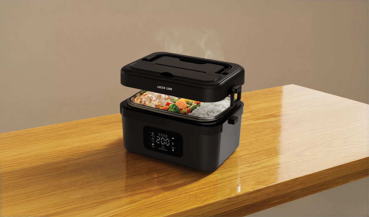 Green Lion Portable Lunch Box 1 LRechargeable 8000 m Ah - Black – image 5