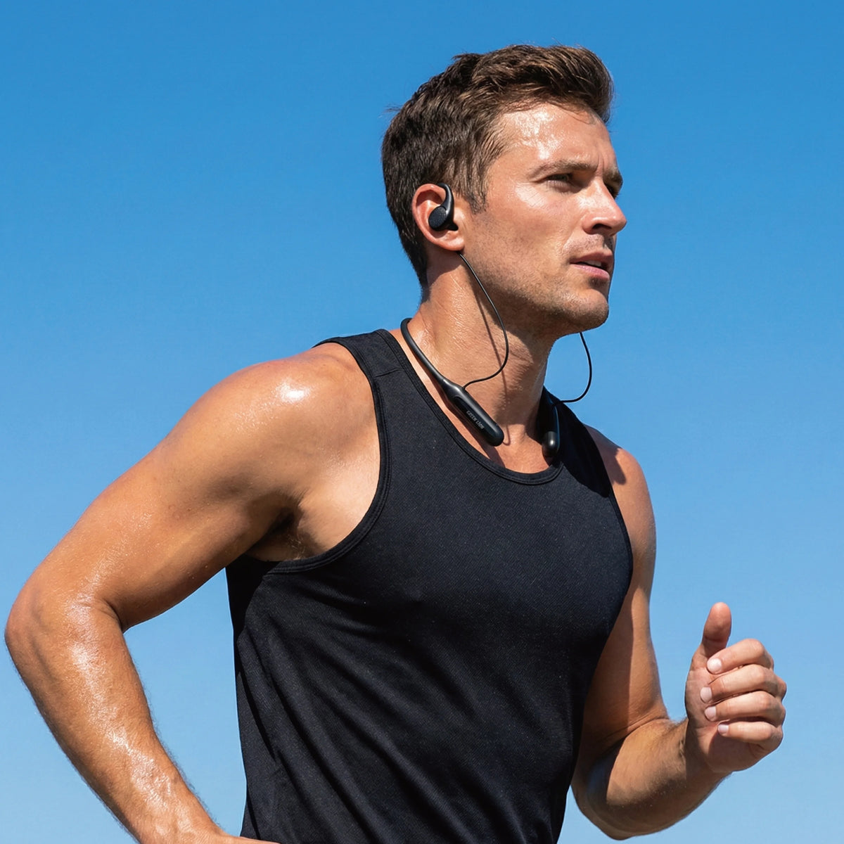 Green Lion Spirit Open Ear Neckband Black – image 5