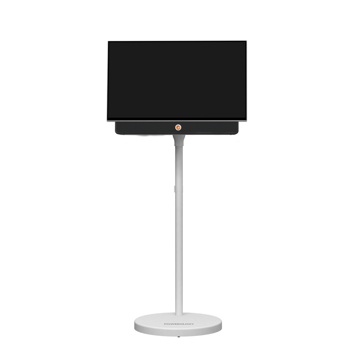 Powerology Cypres Portable TV Stand with Wheels White – image 6