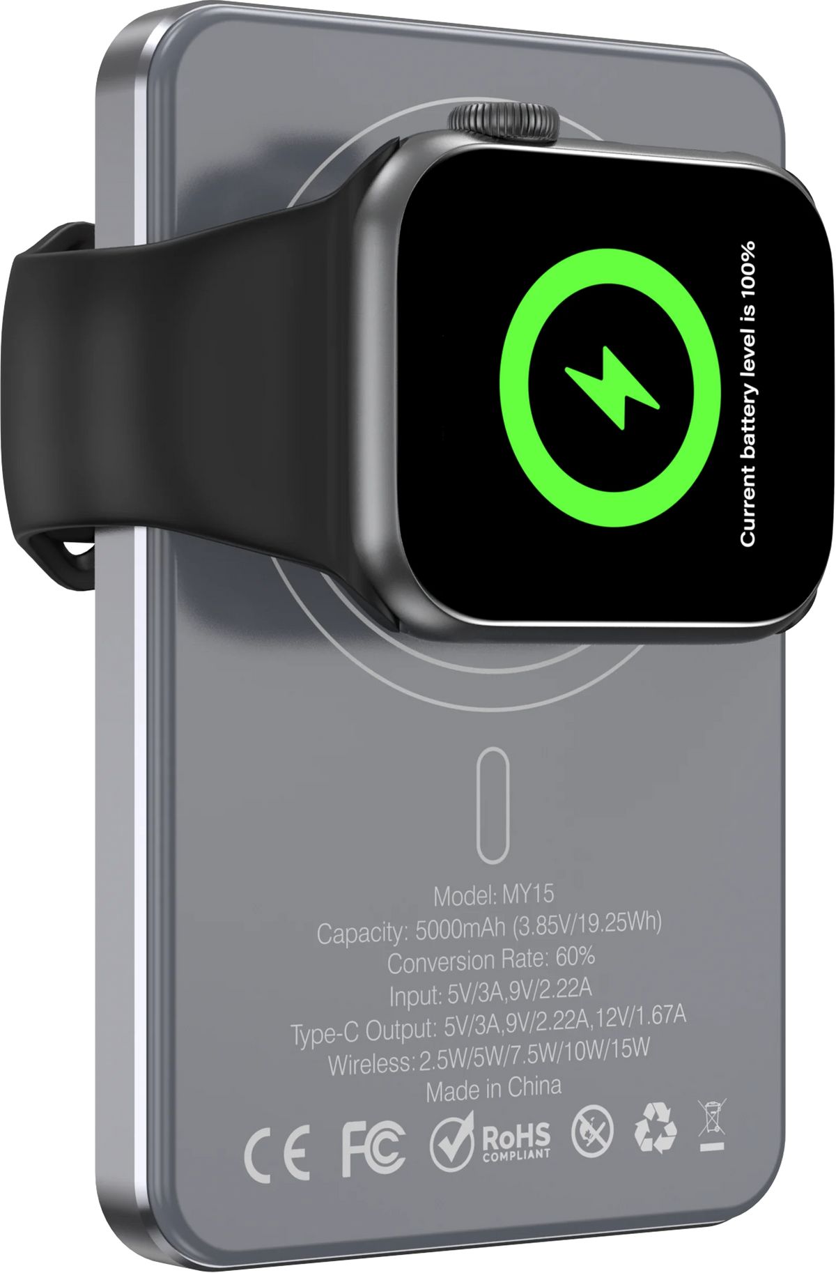 Green Lion G-Mag 3 IN 1 5000 m Ah Power Bank PD 20 W - Black – image 5