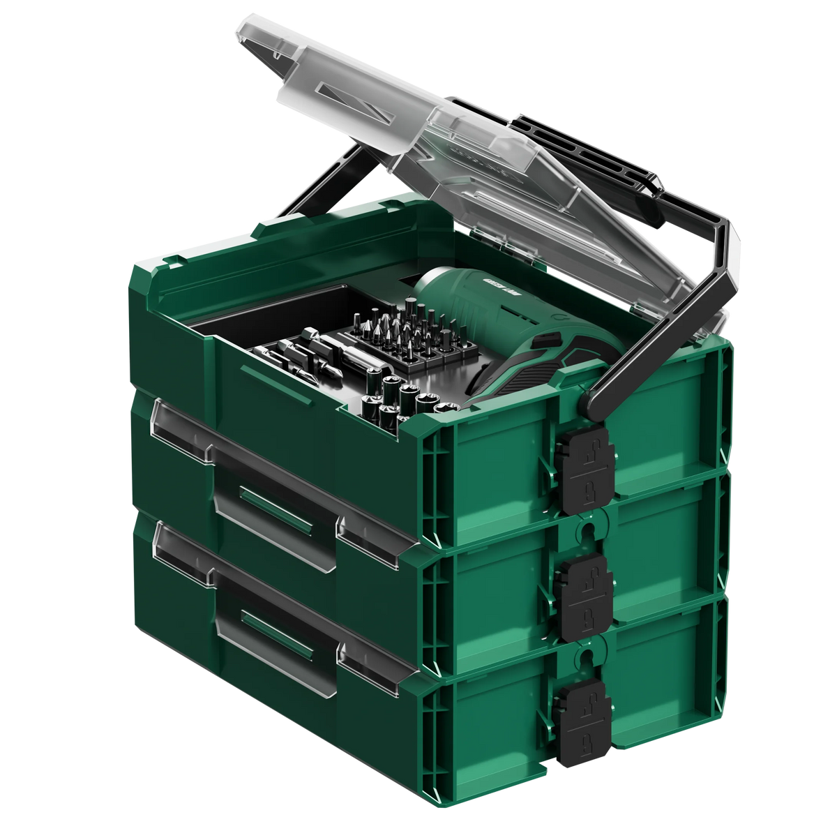 Green Lion GTS-700 Tool Kit Set-213 Pieces-3.7 V 1500 m Ah – image 7