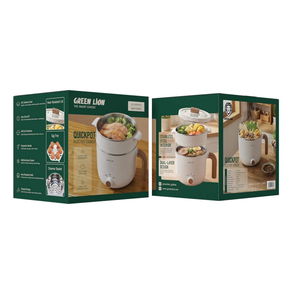 Green Lion Quickpot Electric Cooker - White – image 2