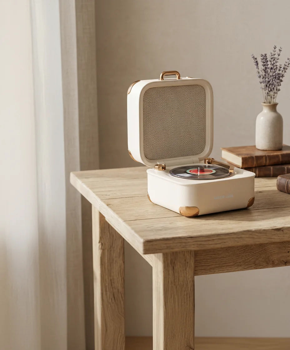 Green Lion Gramo Vinyl Wireless Speaker - White – image 2