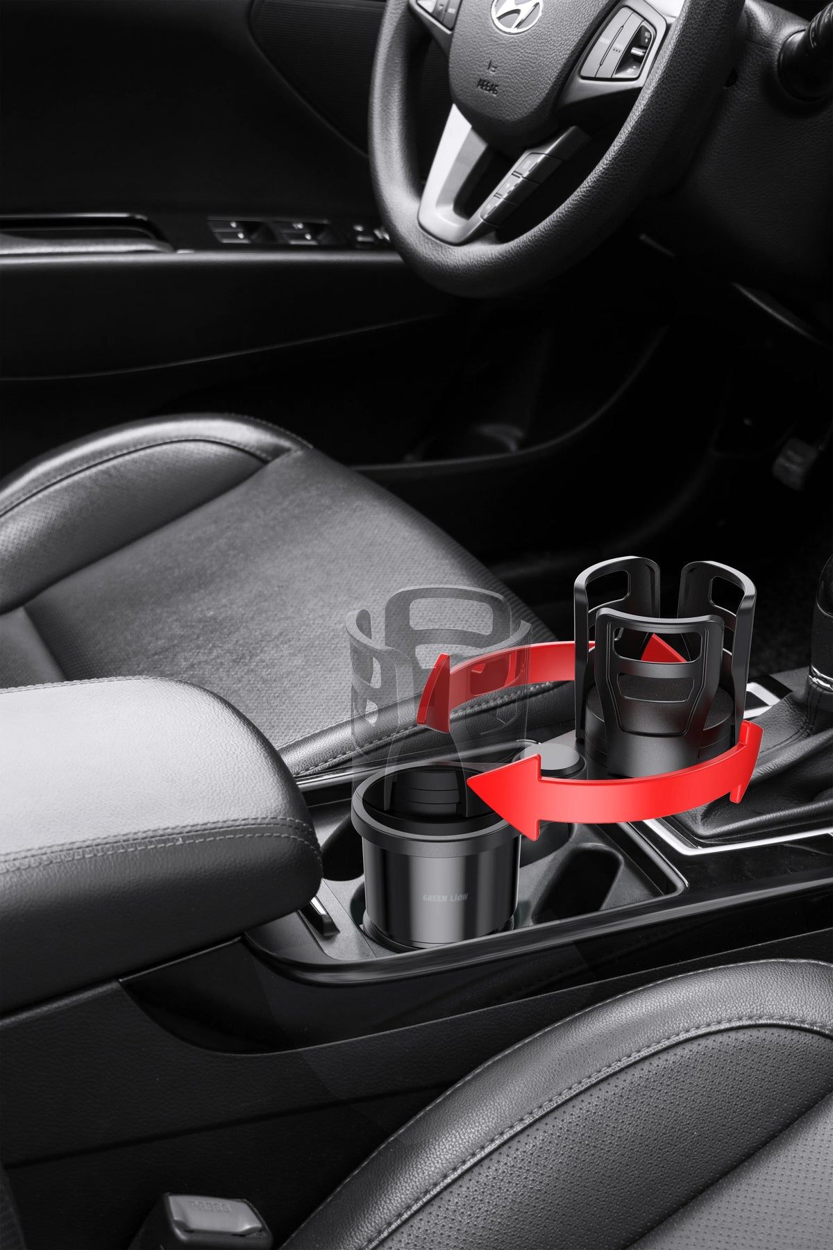 Green Lion Drive Flex 2 in 1 Cup Holder Black – image 10