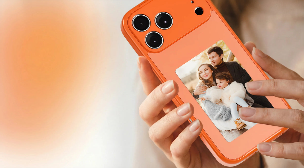 Green Lion Smart E-ink Case 4''Customer Display 17 Pro max - Orange – image 2