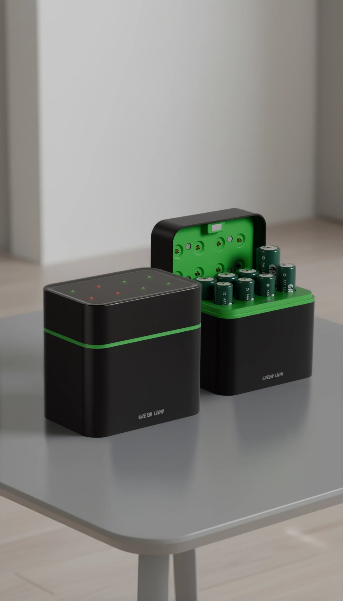 Green Lion Rechargeable 4 Aa 4 Aaa Battery Dock USB C – image 8