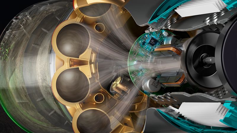 Dyson V15 particle counting