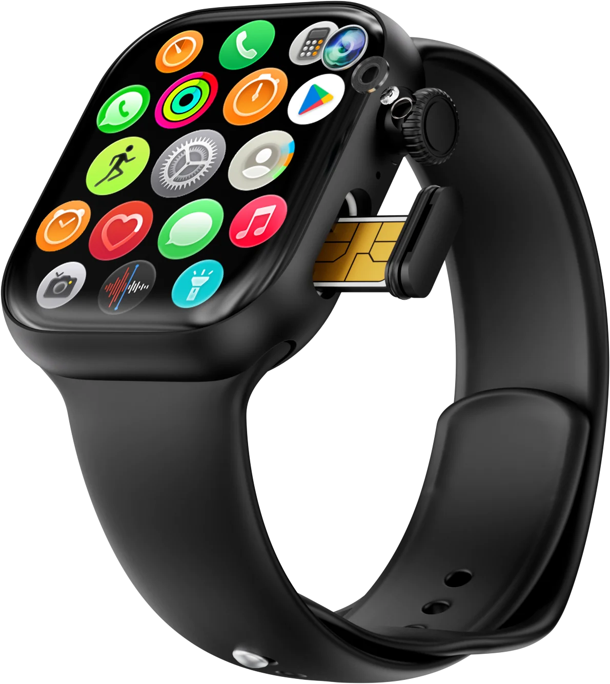Green Lion Timex 4g 2 07 Smart Watch Black – image 1