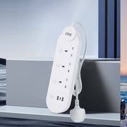 توصيلة كهرباء وينينج ستار 3 مخارج 2000 واط 3 متر Winning Star Power Strip Extension Socket