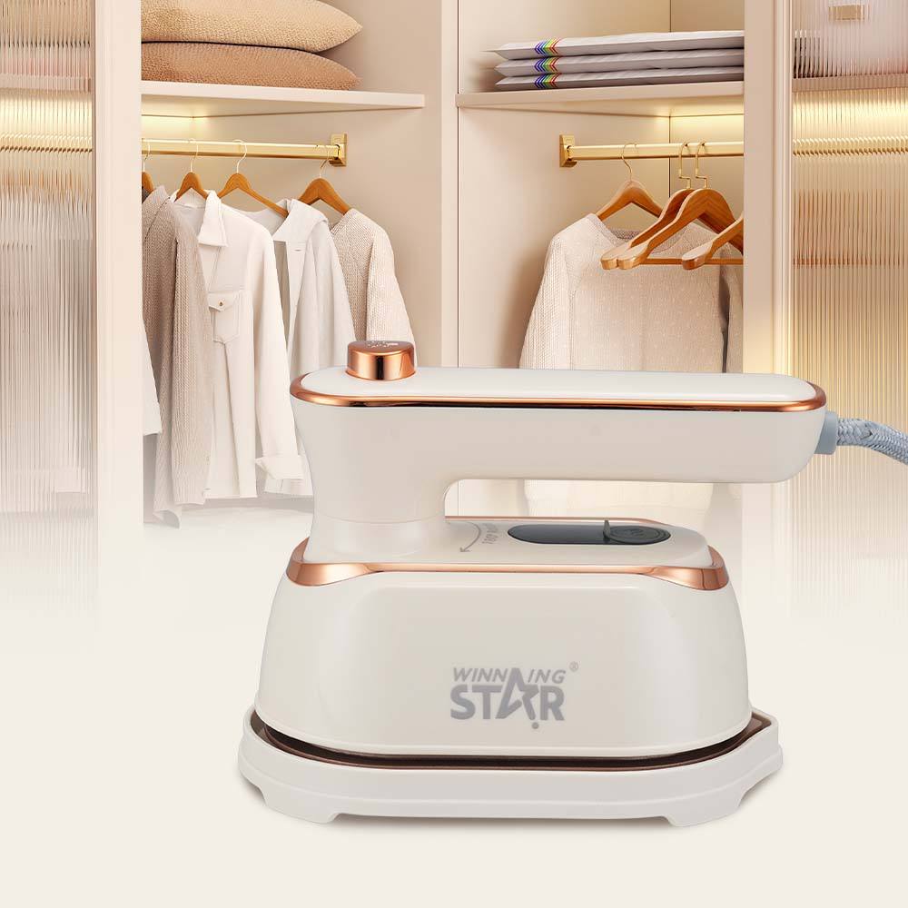 Winning Star 1000W PTC Heating Small Travel Steam Iron for Clothes