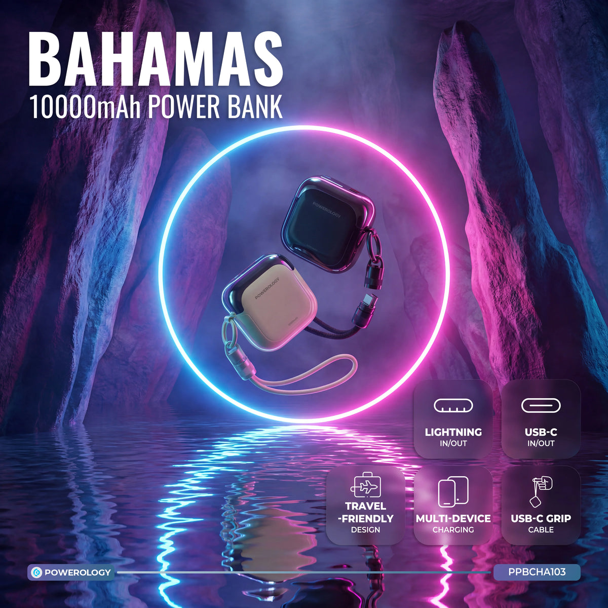 BAHAMAS 10000 m Ah POWER BANK - Black – image 5