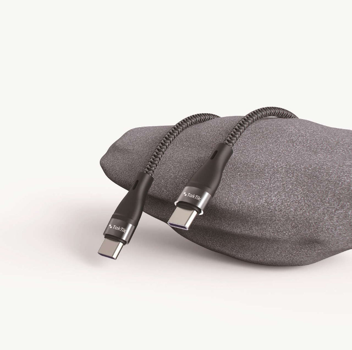 سلك شاحن ايفون تايب سي تكتك 60 واط 1.5 متر Taktik Super Sonic Type-C To Type-C Cable
