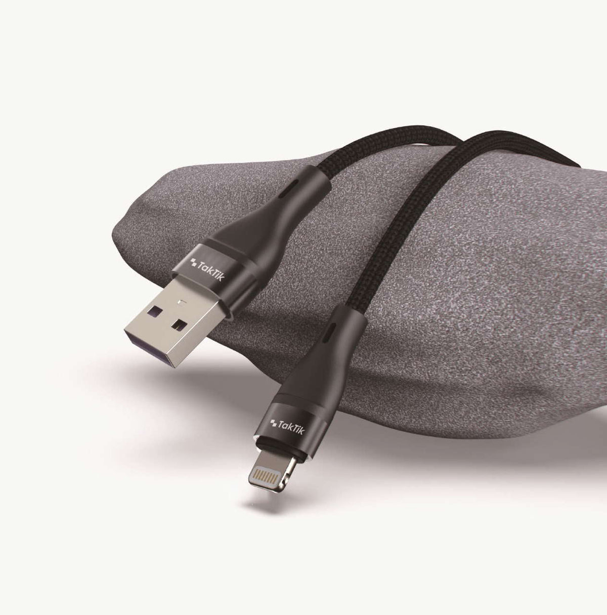 سلك شاحن ايفون لايتنينج تكتك 15 واط 1.5 متر Taktik Super Sonic USB To Lighting Cable