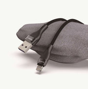 سلك شاحن ايفون لايتنينج تكتك 15 واط 1.5 متر Taktik Super Sonic USB To Lighting Cable