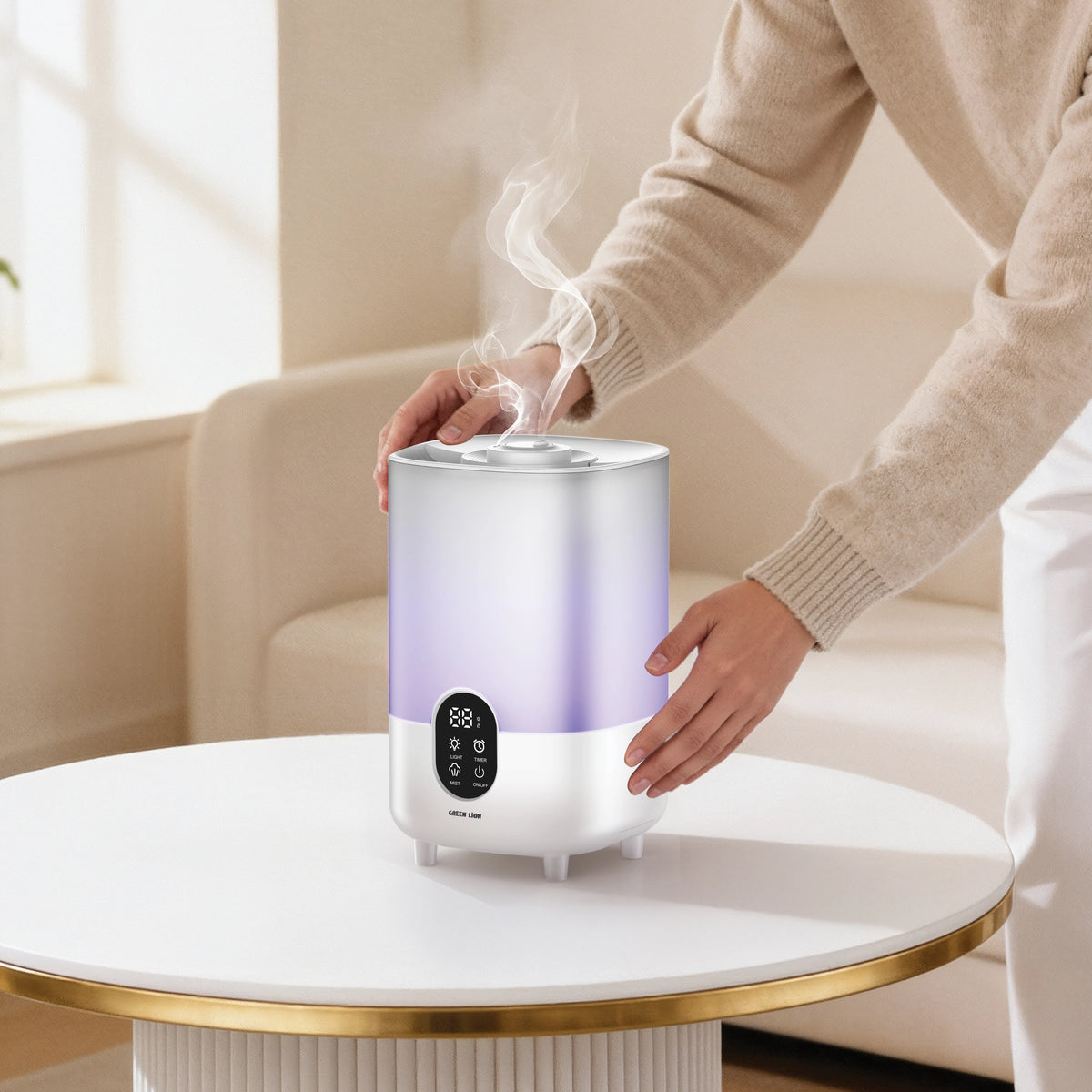 Green Lion Spring Mist Air Humidifier White – image 2