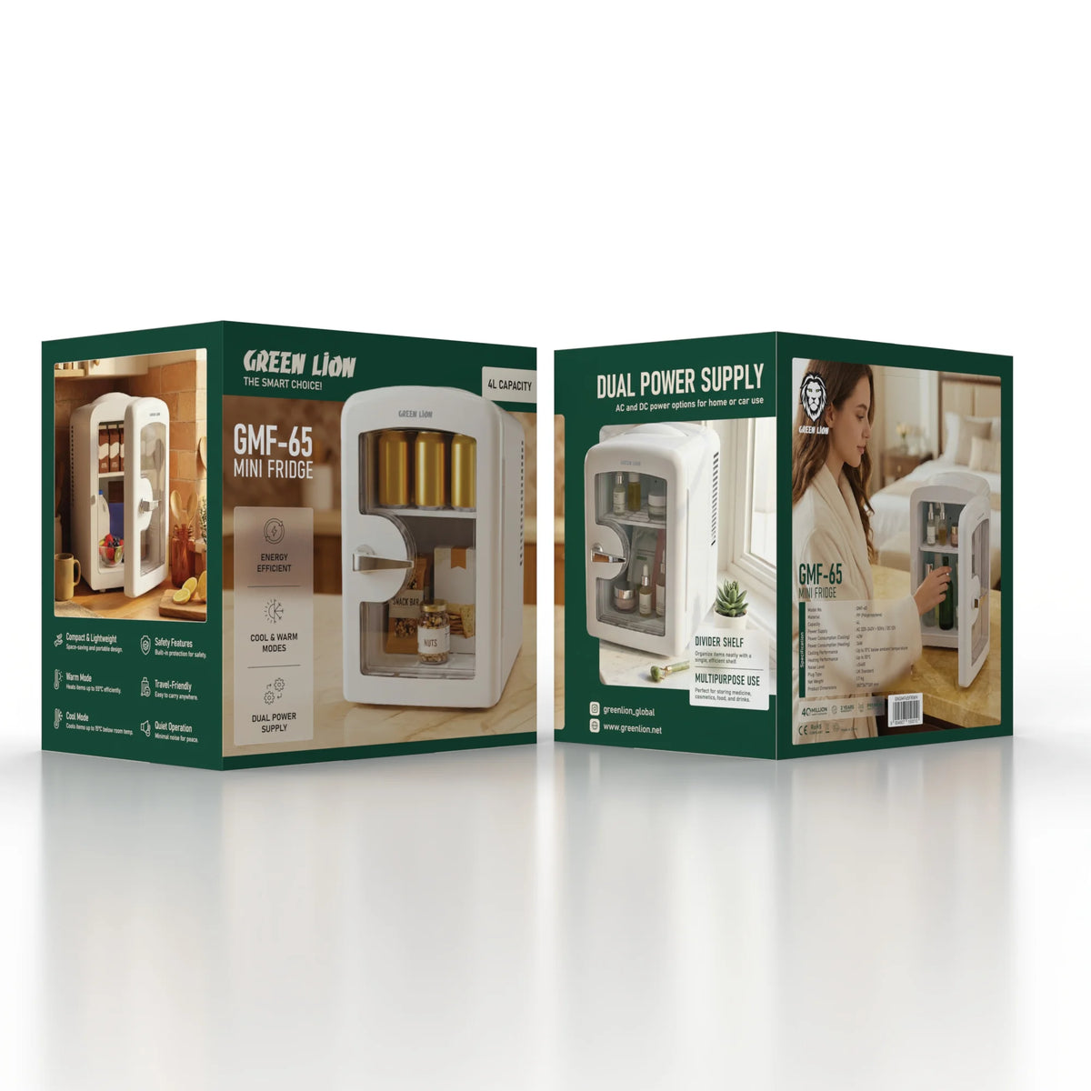 Green Lion GMF-65 Mini Fridge - White – image 2