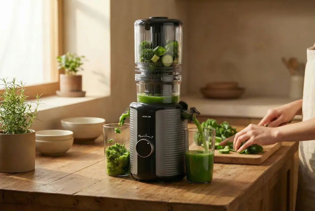 عصارة جرين ليون سلو جوسر برو بالضغط البارد 1.2 لتر – أسود | Green Lion Slow Juicer Pro 1.2L Cold Press - Black | صورة المنتج 2 / Product image 2