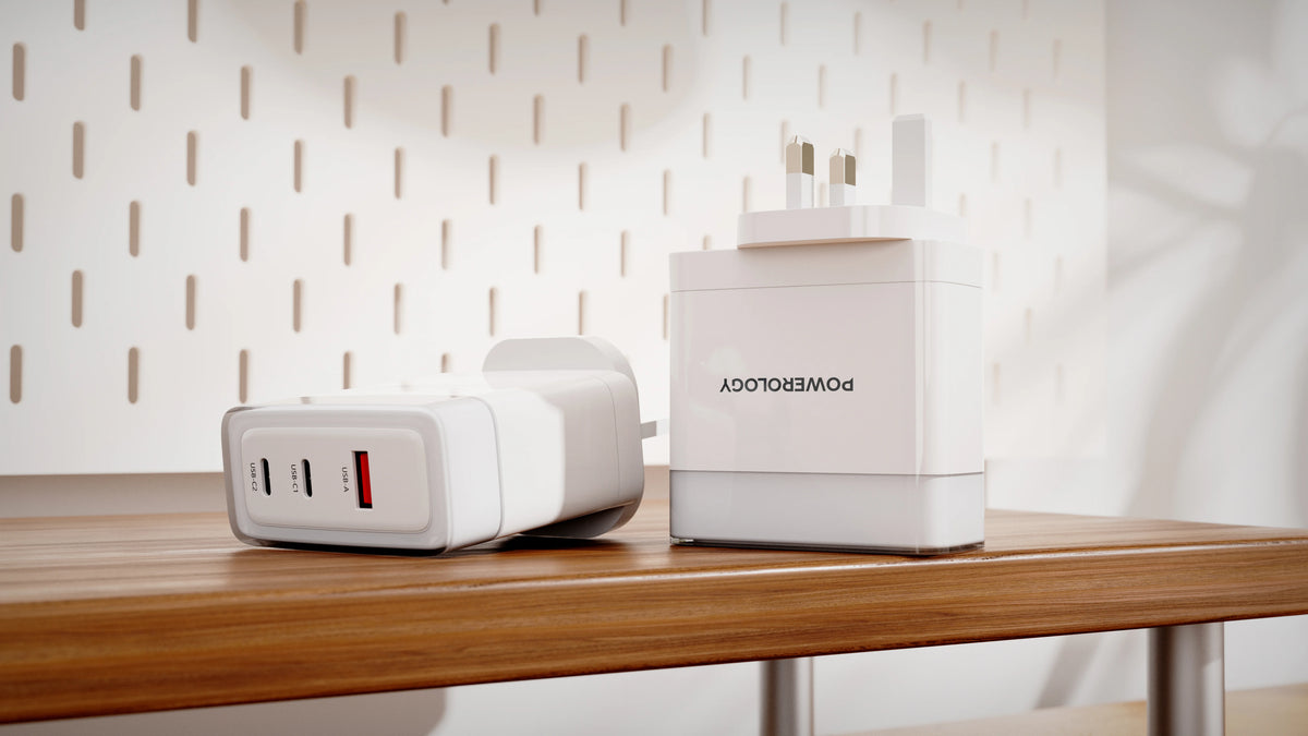 Powerology Lunex Series Fast Charging Adapter PD 100w White – image 15