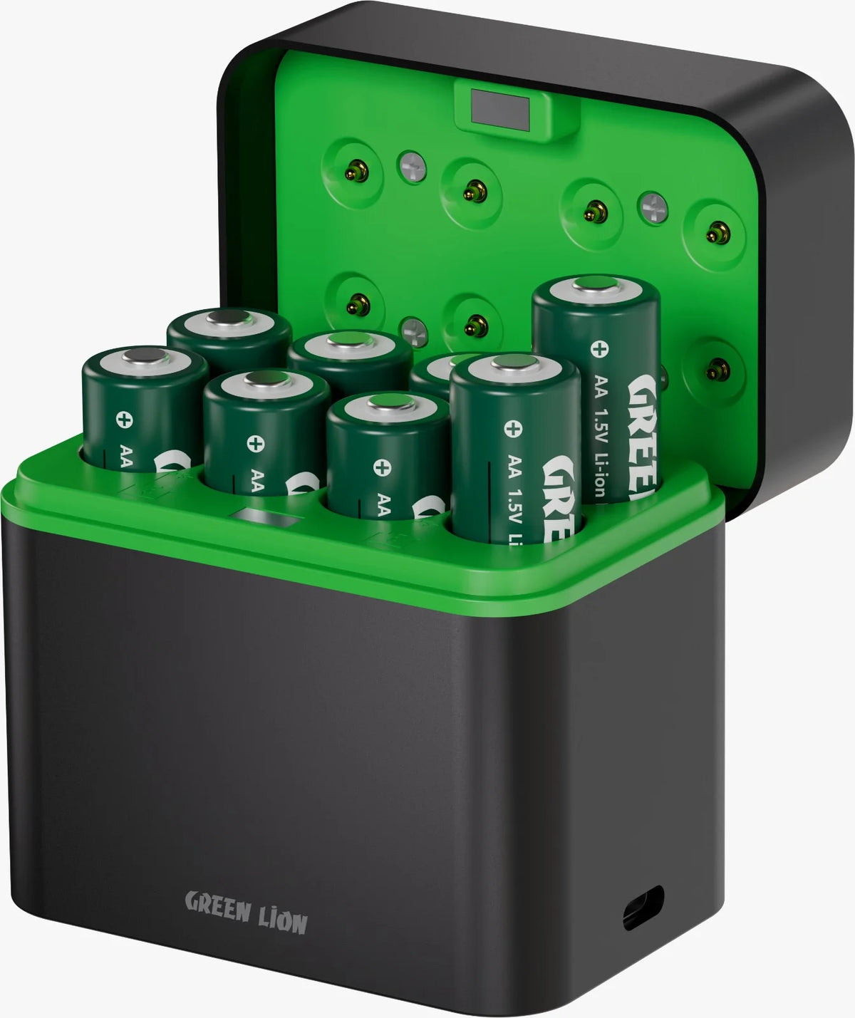 Green Lion Rechargeable 8 Aa Battery Dock USB C – image 11