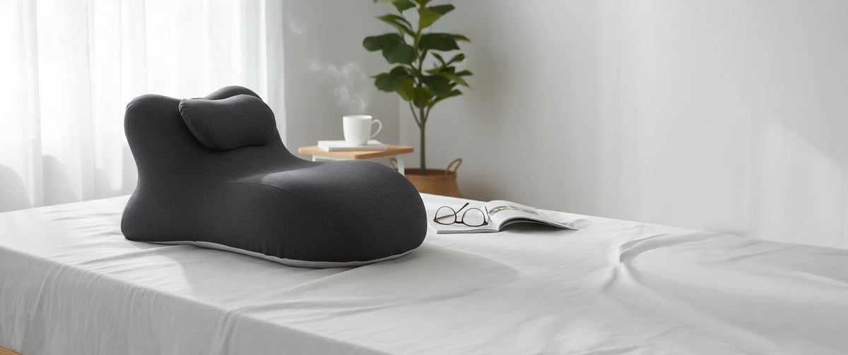 Green Lion Relief Wedge Pillow Black – image 7