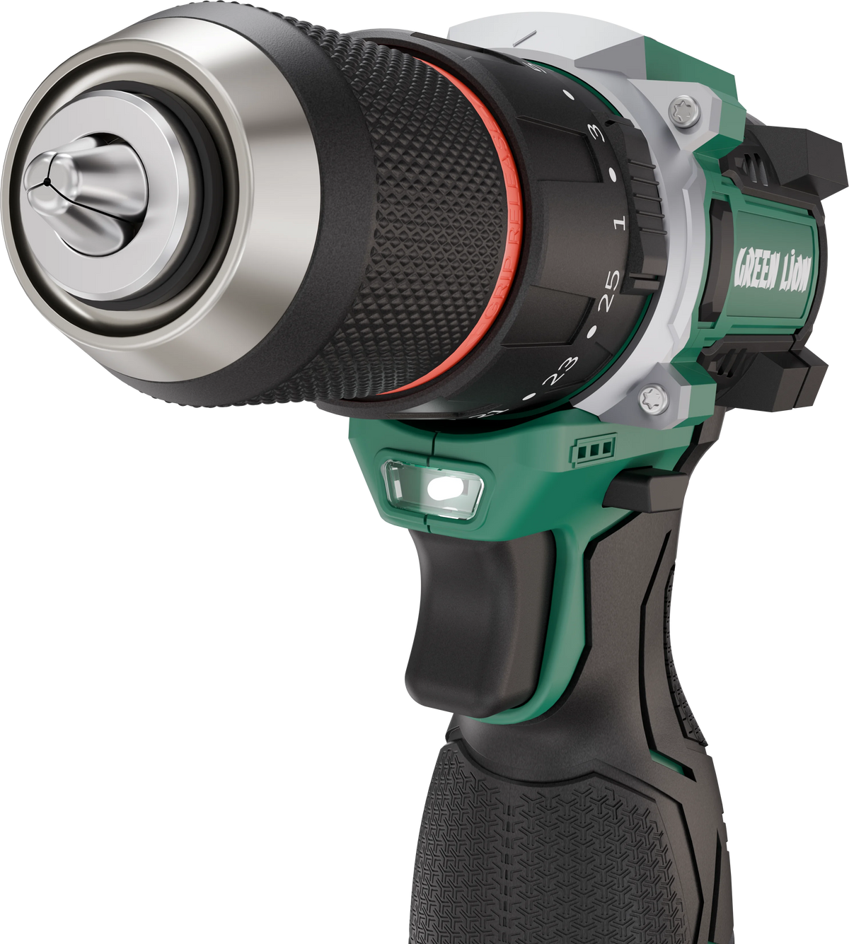 Green Lion GD-15 Pro Drive Cordless Hammer Drill 2*18 V 3.0 Ah Battery – image 6